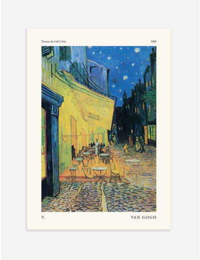 Café Terrace At Night By Vincent Van Gogh